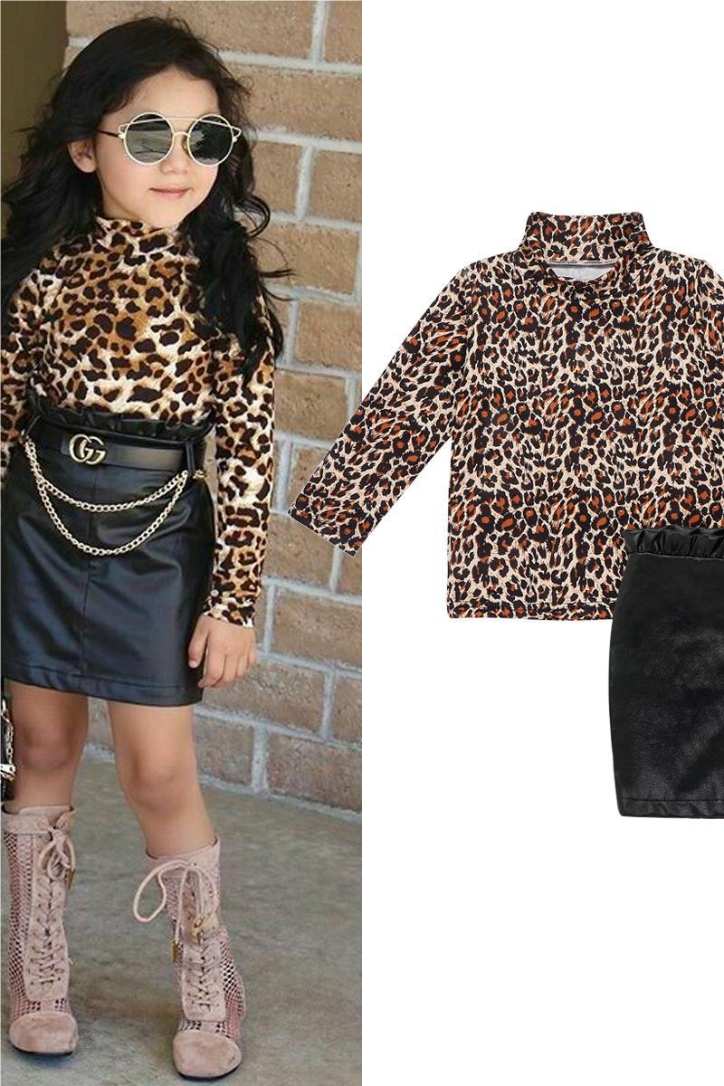 Girls Leopard outfit