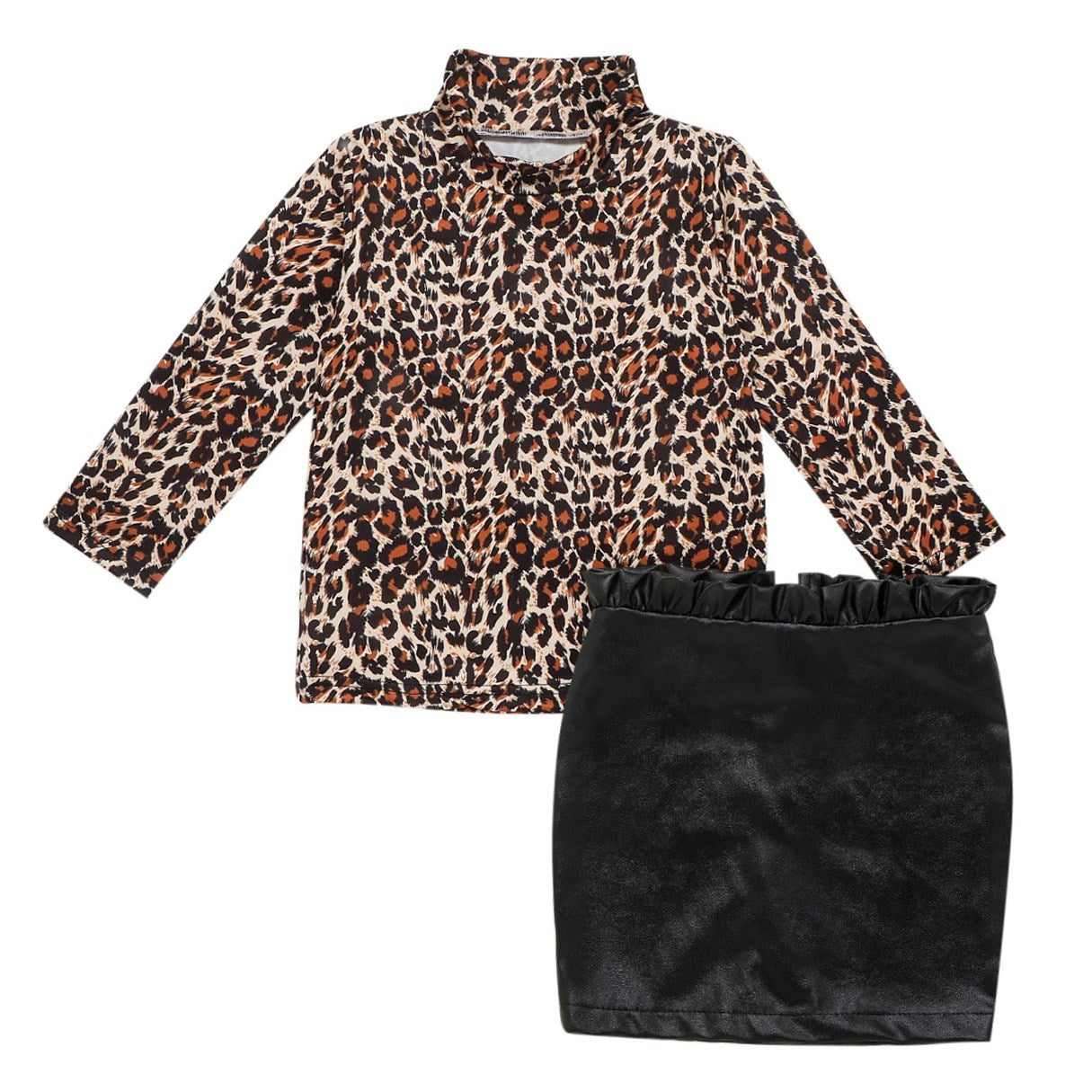 Girls Leopard outfit