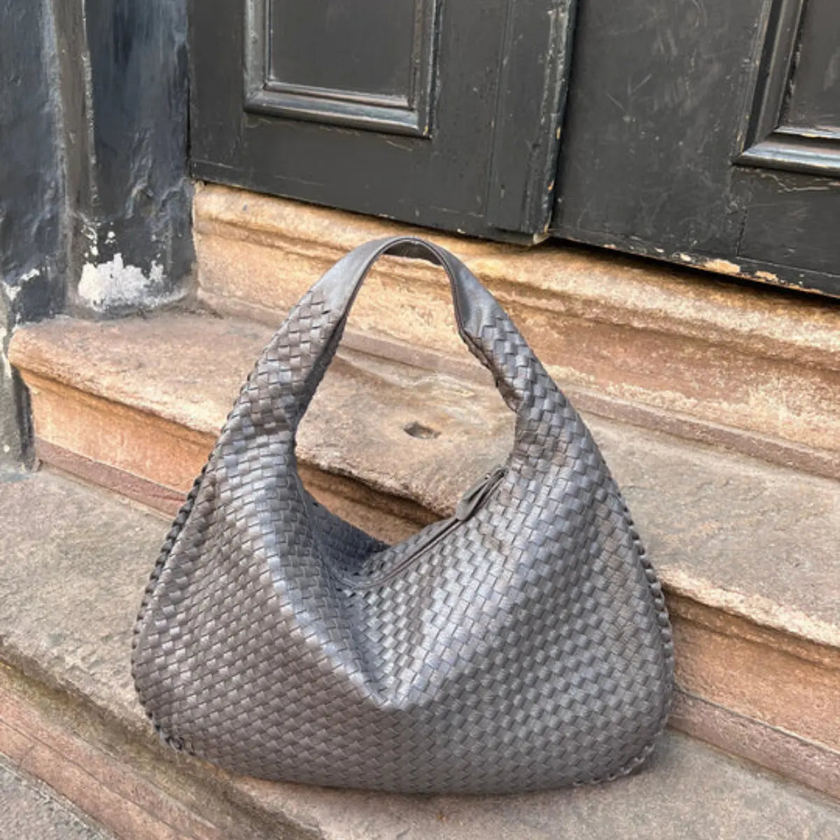 Sophia Woven Hobo Bag