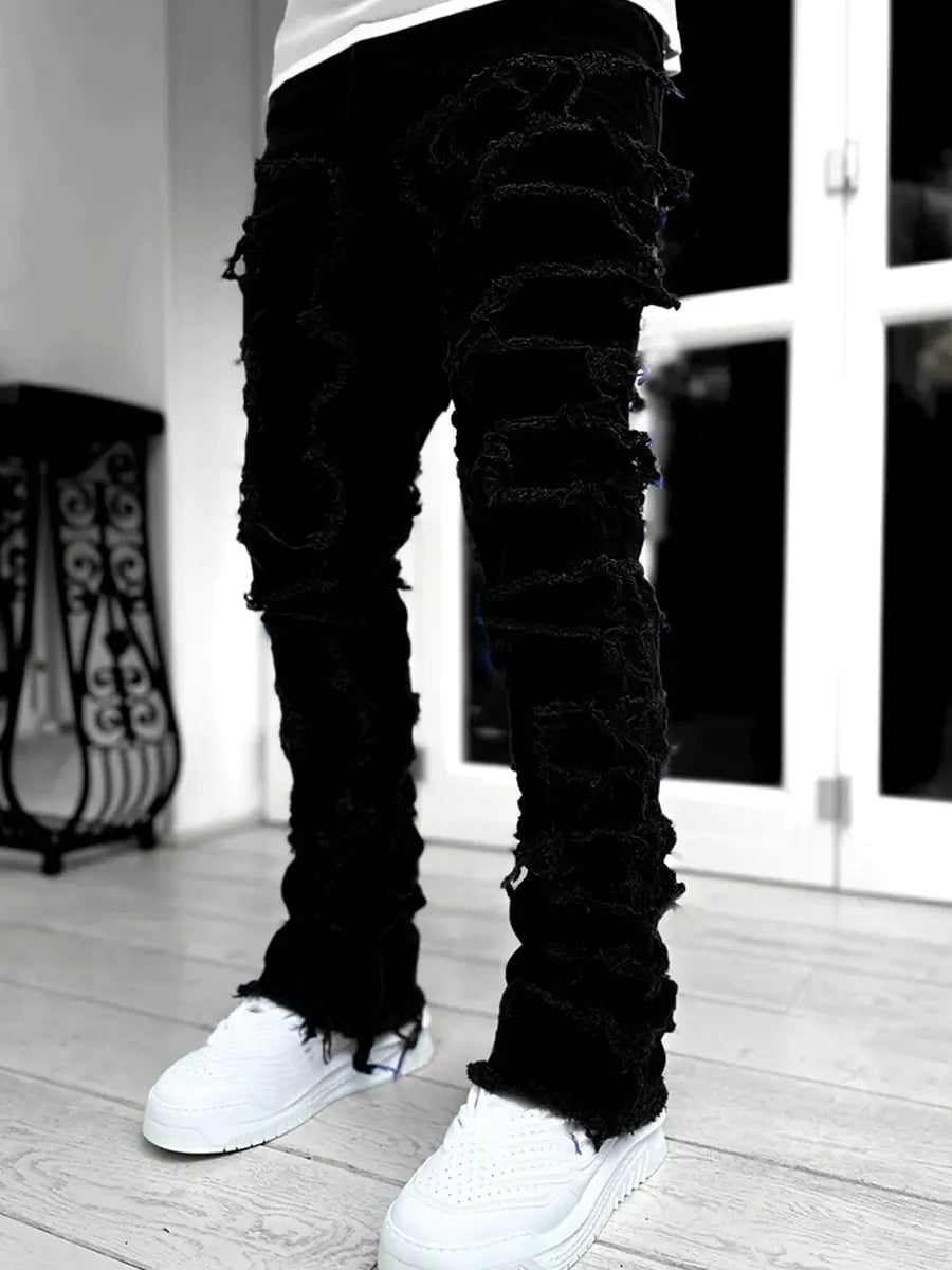 Ripped Pants Streetwear Fashion