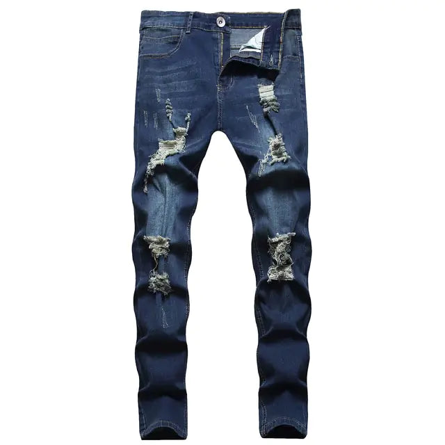 Ripped Pants Streetwear Fashion