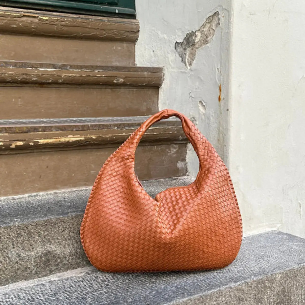 Sophia Woven Hobo Bag