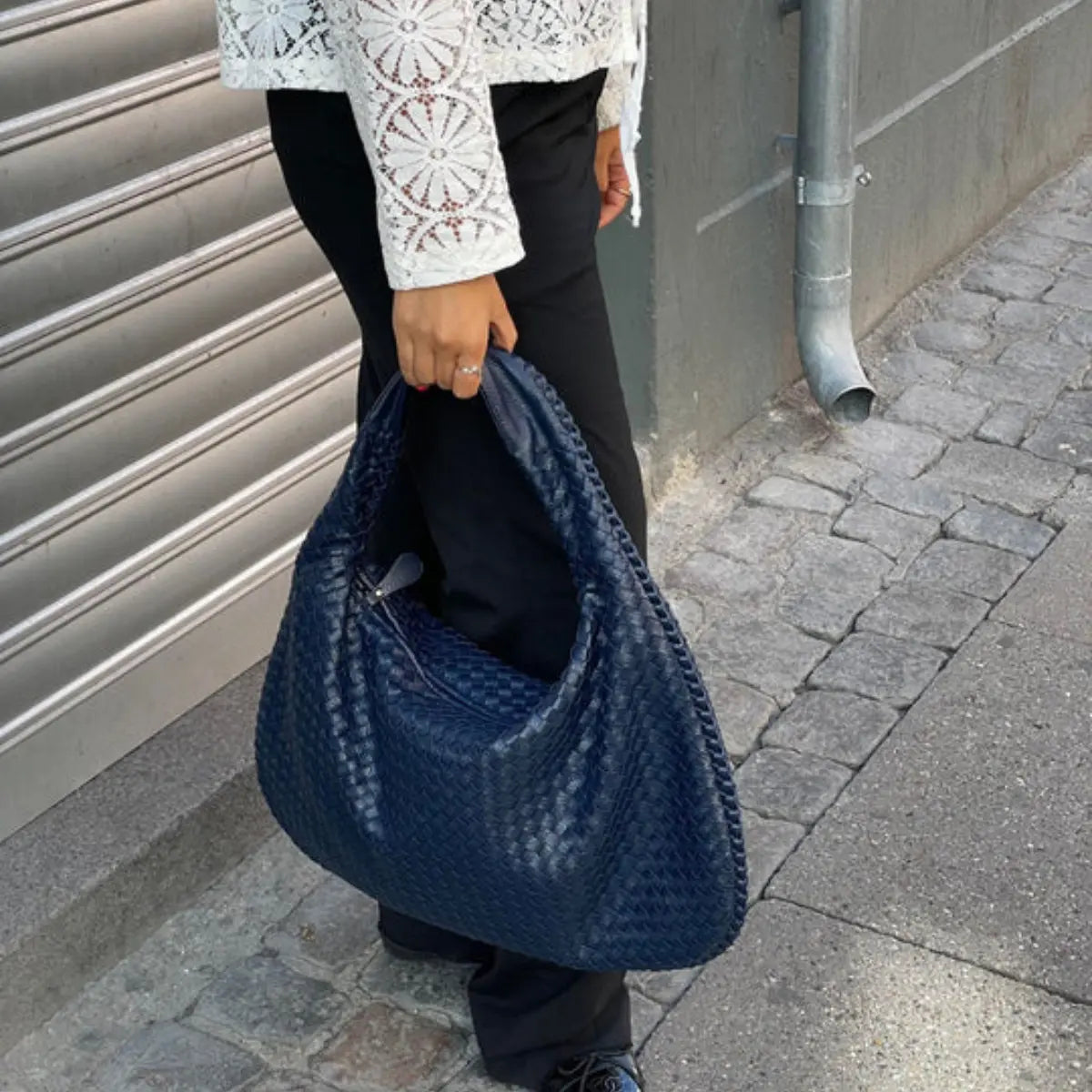 Sophia Woven Hobo Bag