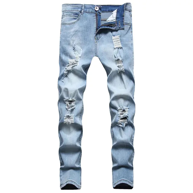 Ripped Pants Streetwear Fashion