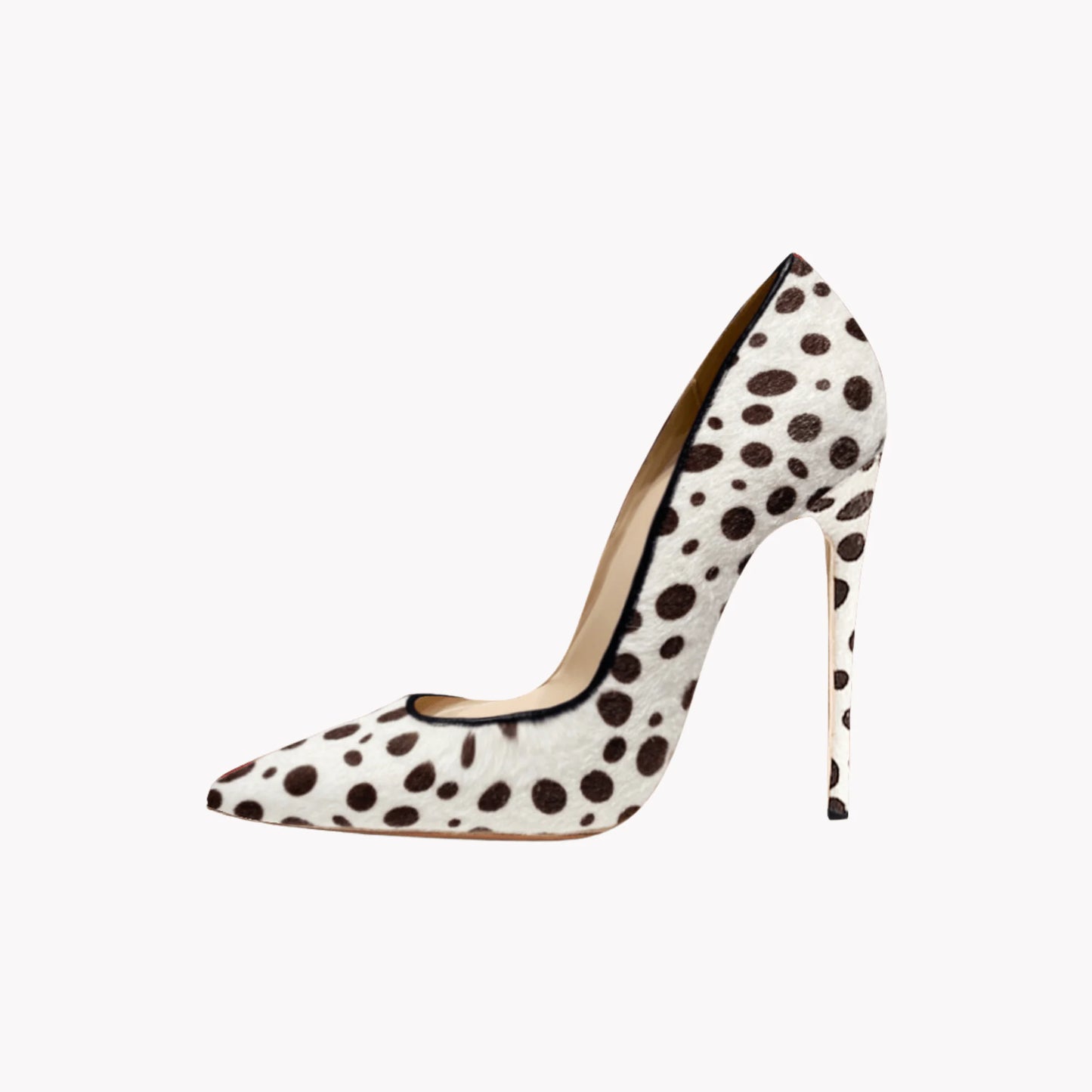 Spotted Chic Stiletto Pumps