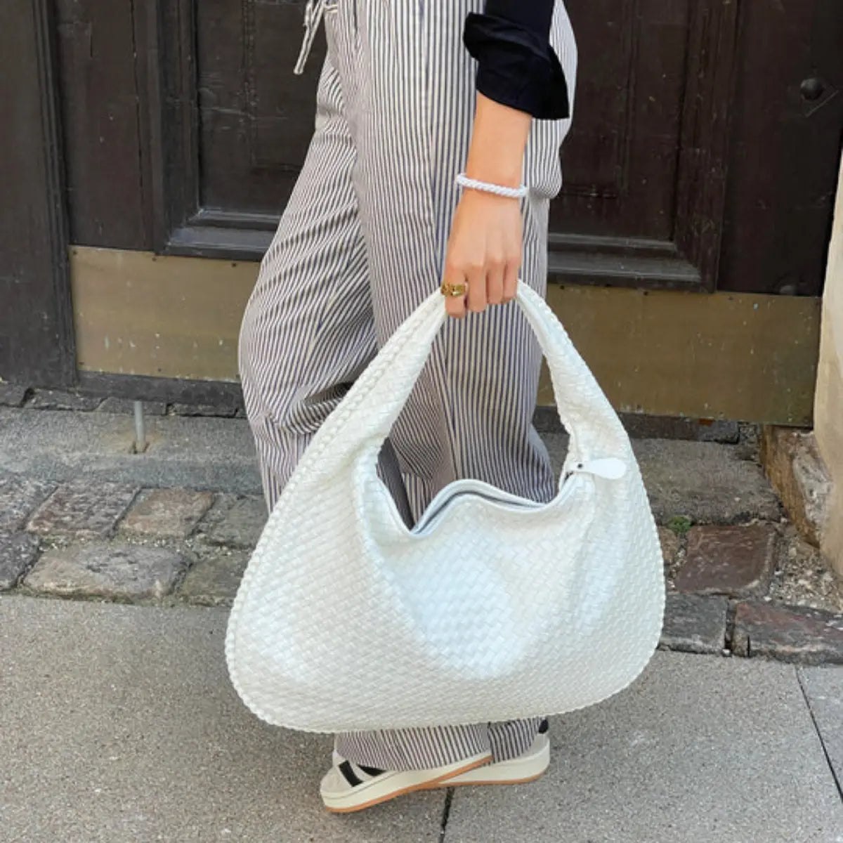 Sophia Woven Hobo Bag