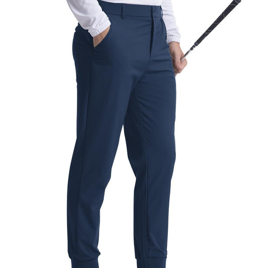 New Men's Stretch Golf Jogging Pocket Slim Trousers