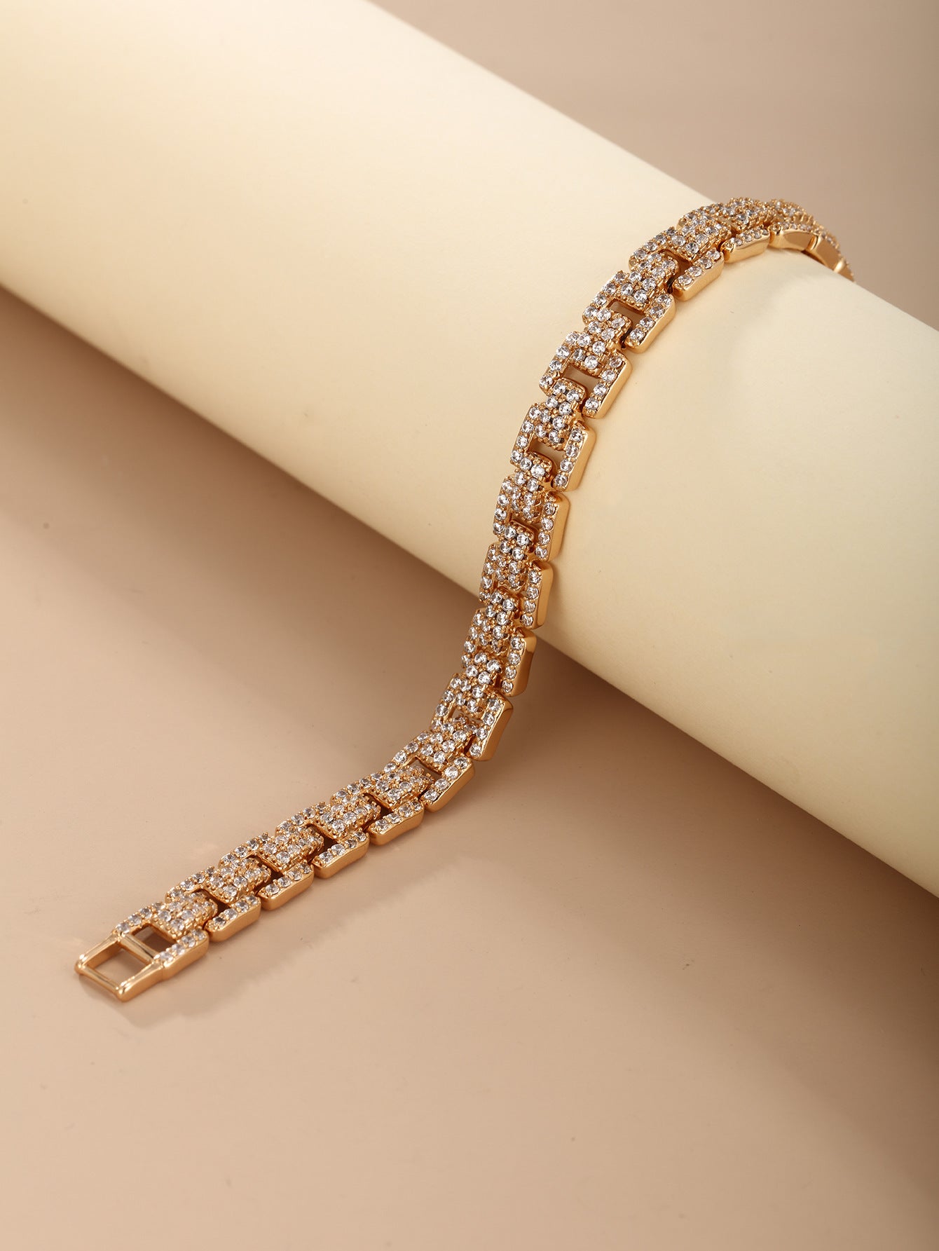 Luxury Inlaid Zirconium Bracelet