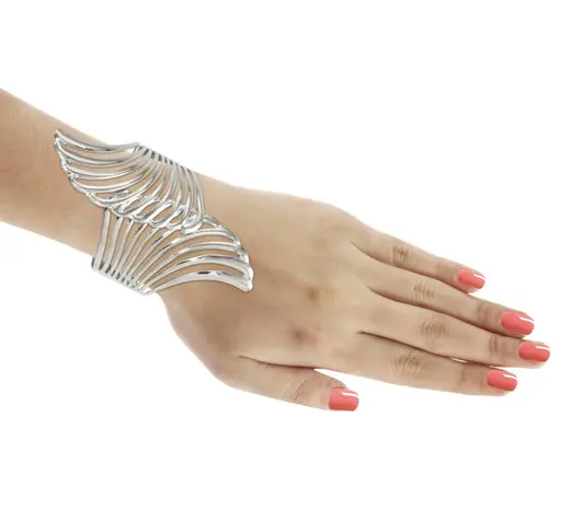 Angel Wings Silver Plated Traditional Bracelet