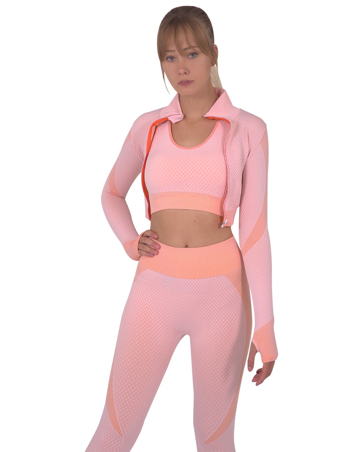 Seamless Sports Jacket - Pink