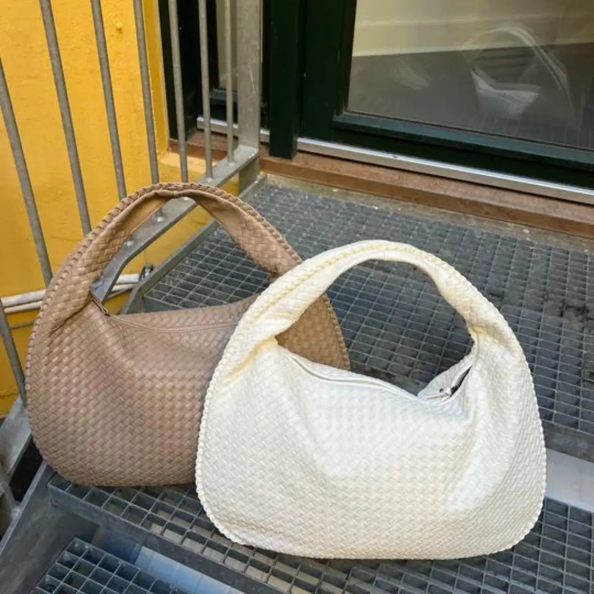 Sophia Woven Hobo Bag