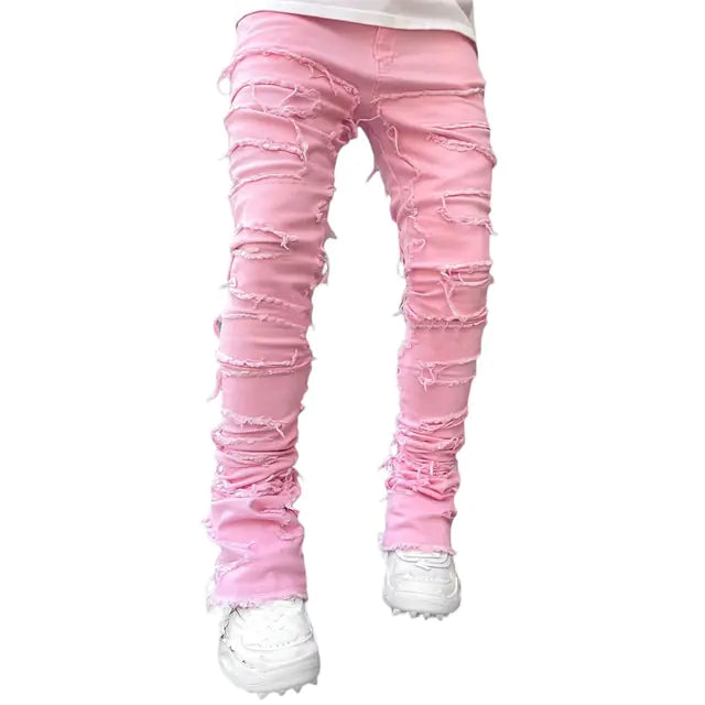 Ripped Pants Streetwear Fashion