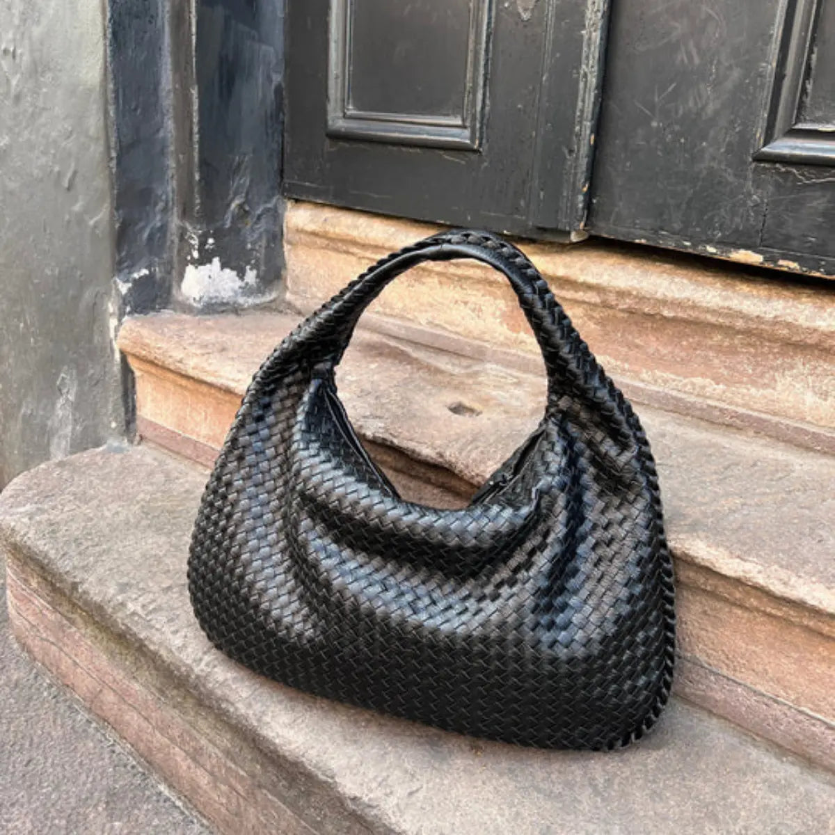 Sophia Woven Hobo Bag